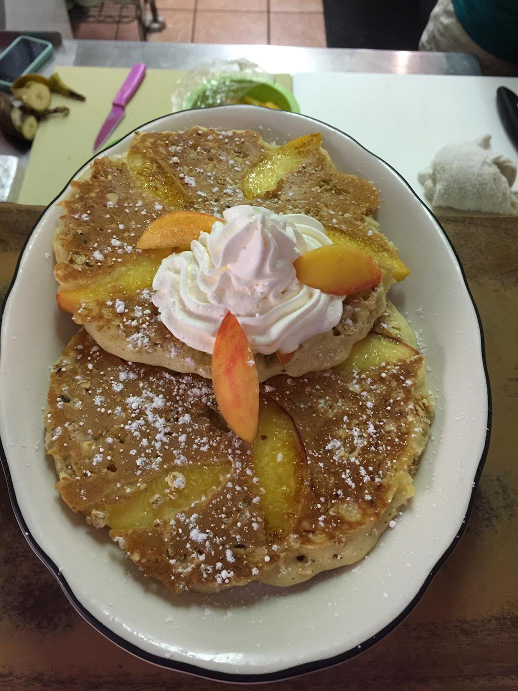 French toast with fruit